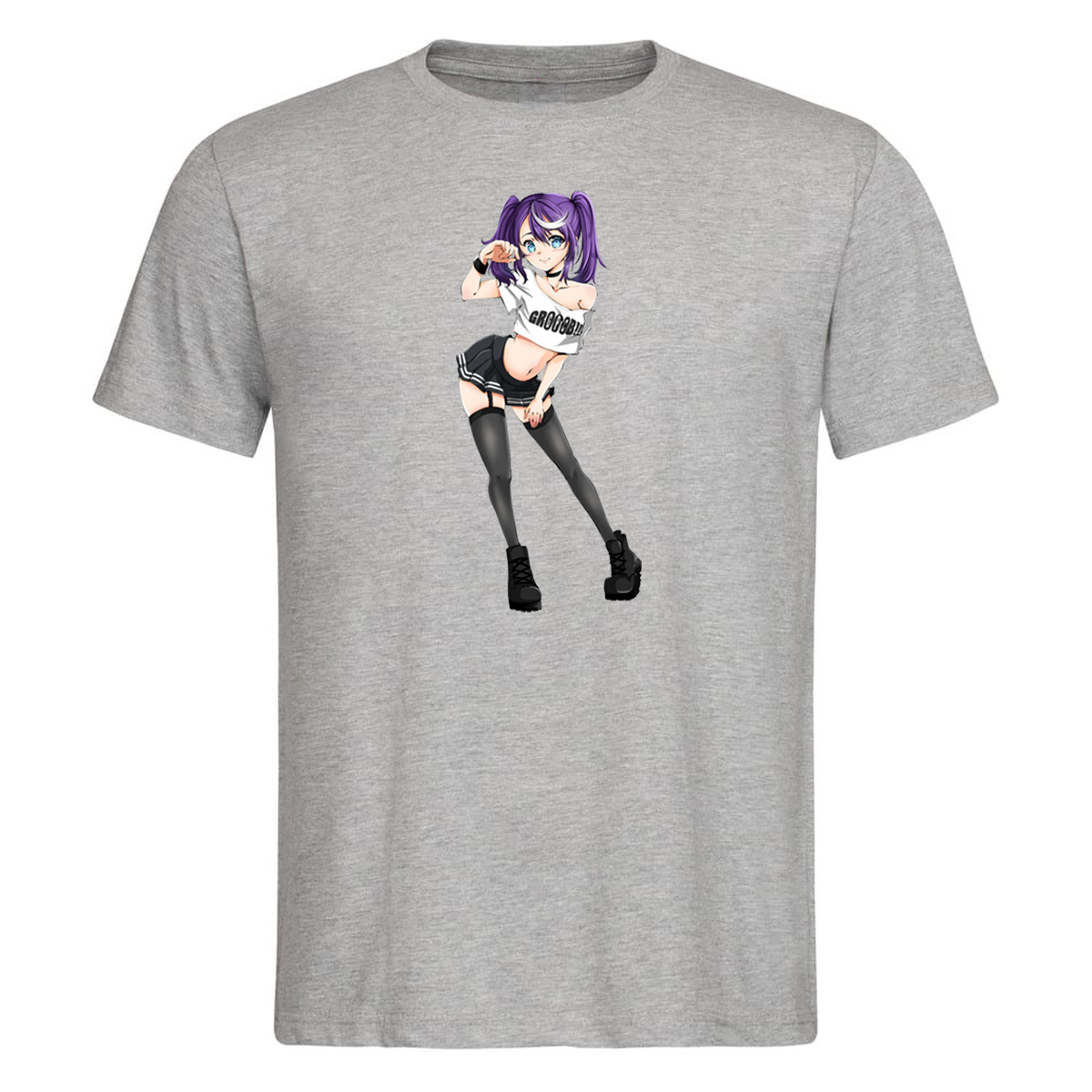 Bild von MANGA GIRL - SHIRT [grau]